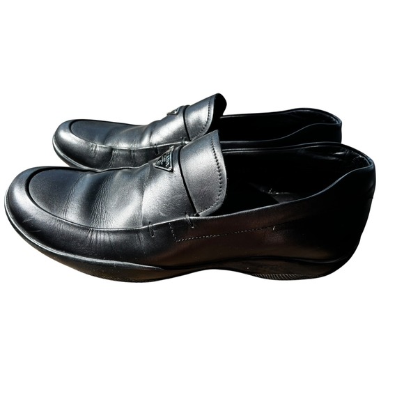 Vintage Y2K Prada Linea Rossa Leather Loafers Shoes 4D 1029 7.5 UK/8.5 US Box main image 5